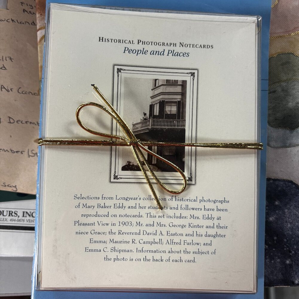 Longyear Museum Historical Photograph Notecards (12)+Envelopes Mary Baker Eddy